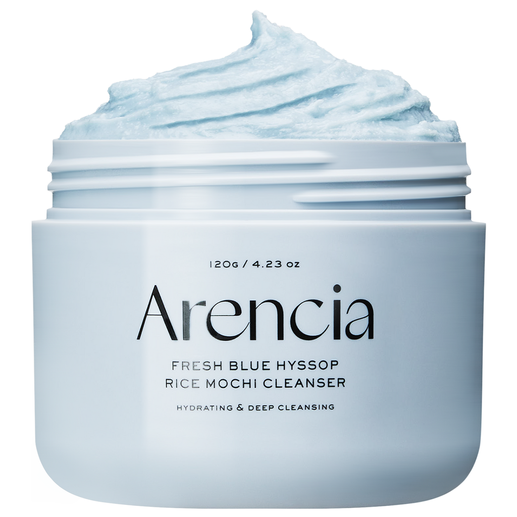 Arencia Fresh Blue Hyssop Rice Mochi Cleanser 120g