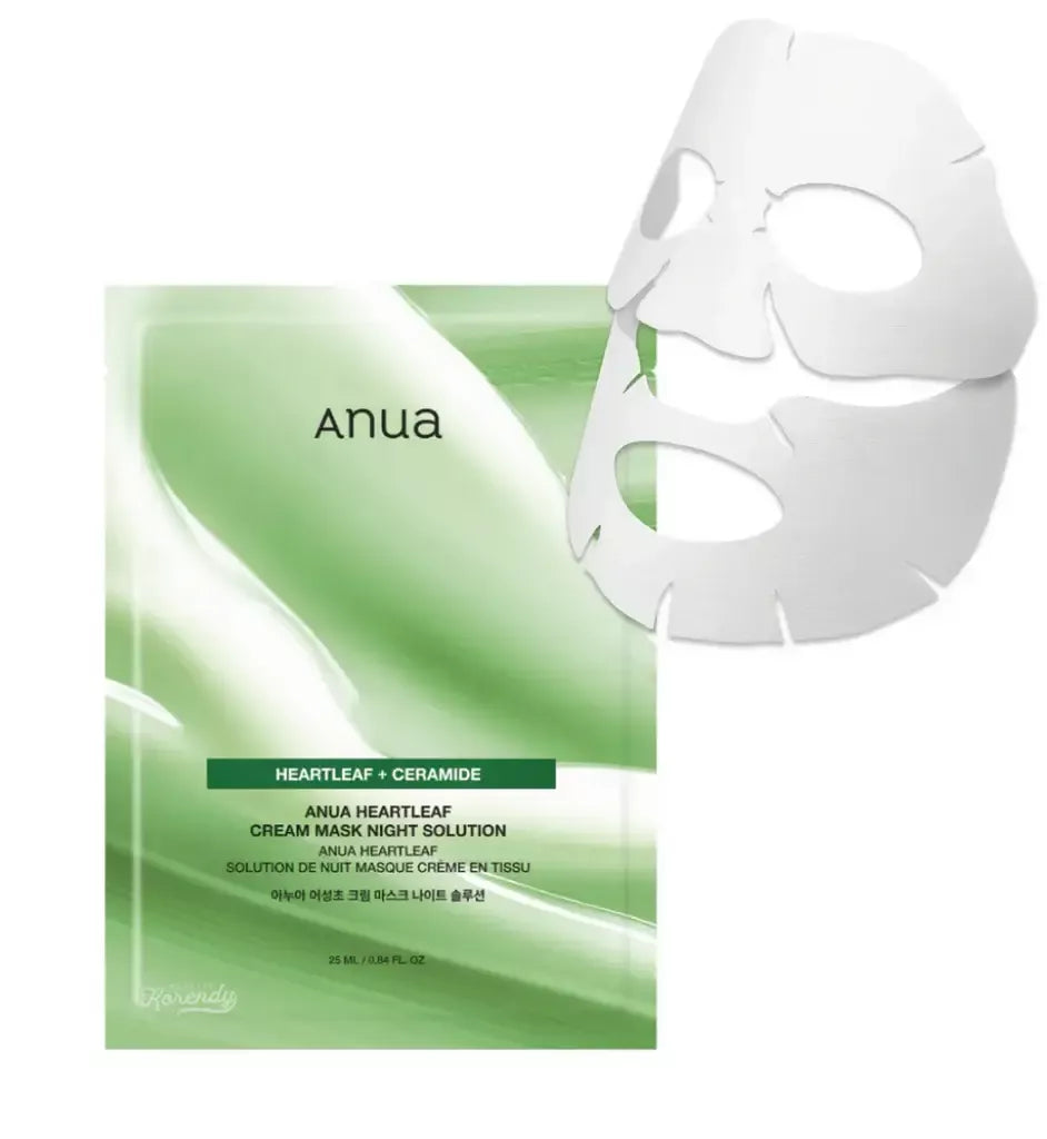 ANUA Heartleaf Cream Mask Night Solution 25ml (10PCs)