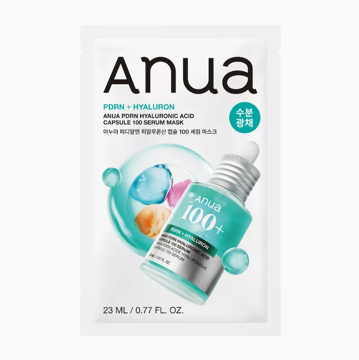ANUA Pdrn Hyaluronic Acid Capsule 100 Serum Mask (10PCs)