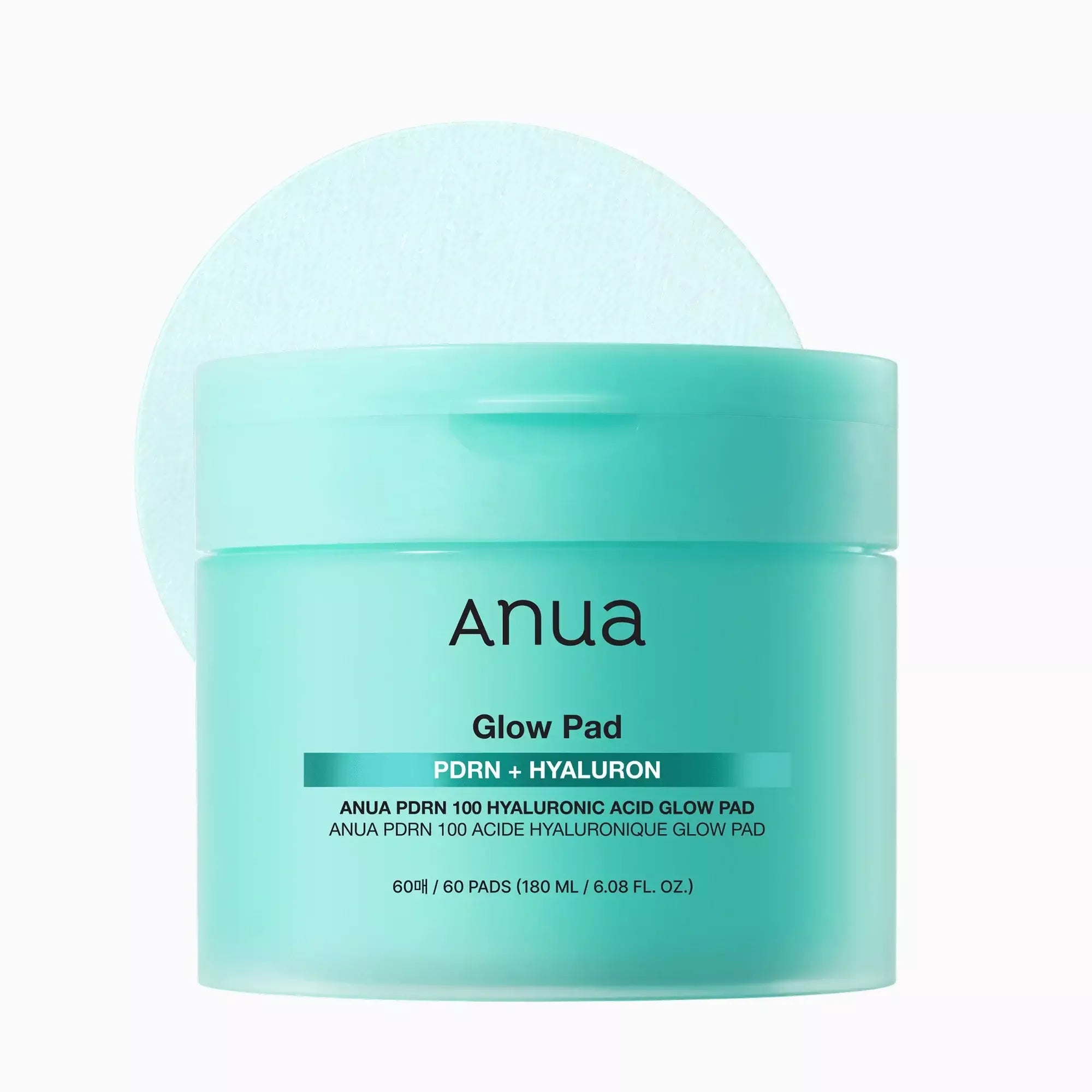 ANUA PDRN 100 Hyaluronic Acid Glow Pad 180ml