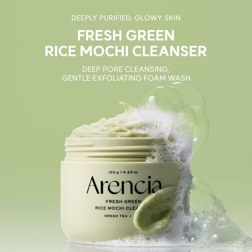 Arencia Fresh Green Rice Mochi Cleanser 2025 Version - 120g