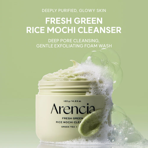 Arencia Fresh Green Rice Mochi Cleanser 2025 Version - 120g