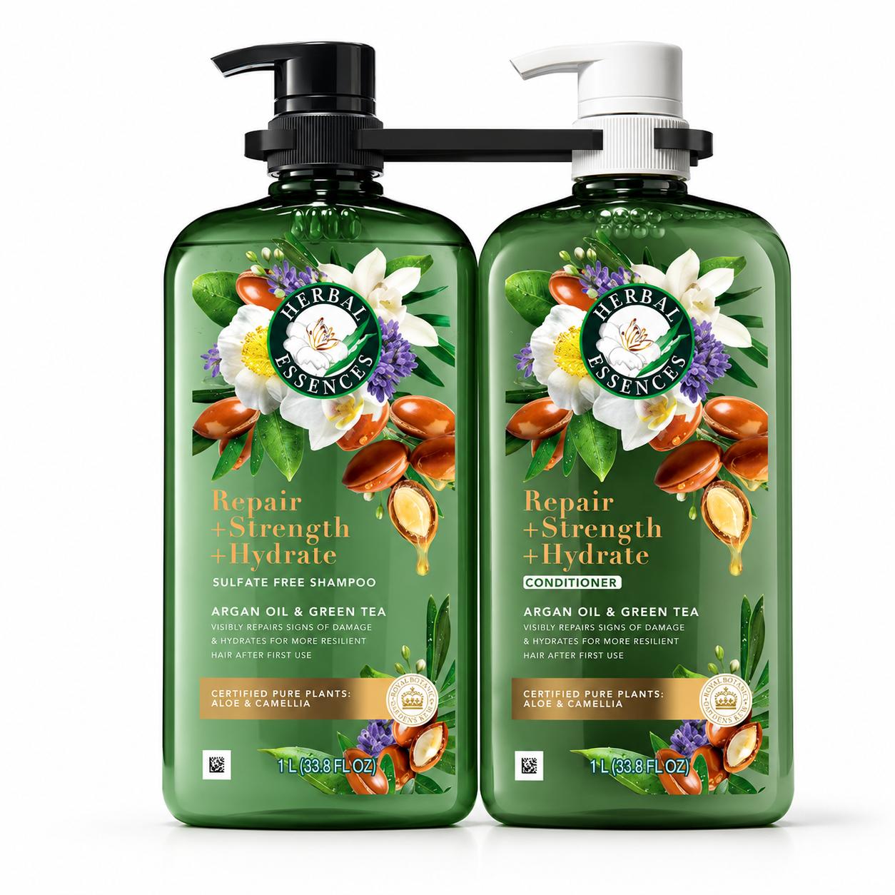 Herbal Essences Pure Plants Argan Oil & Green Tea Shampoo & Conditioner