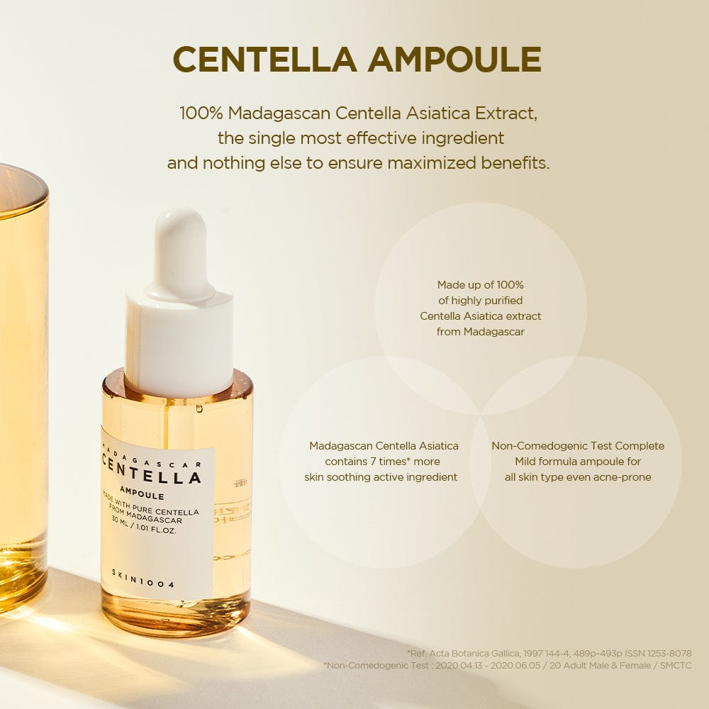 Skin1004 Madagascar Centella Ampoule Kit 30ml x 4 pcs